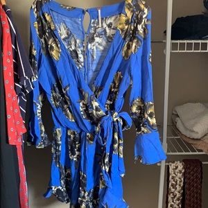 Free People floral romper